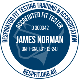 Accredited Respirator Fit Tester James Norman